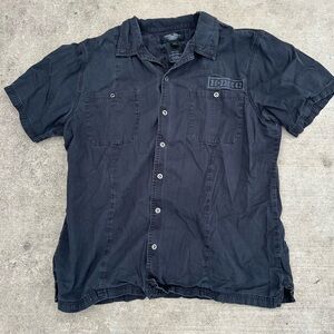 Vintage Harley Davidson button shirt